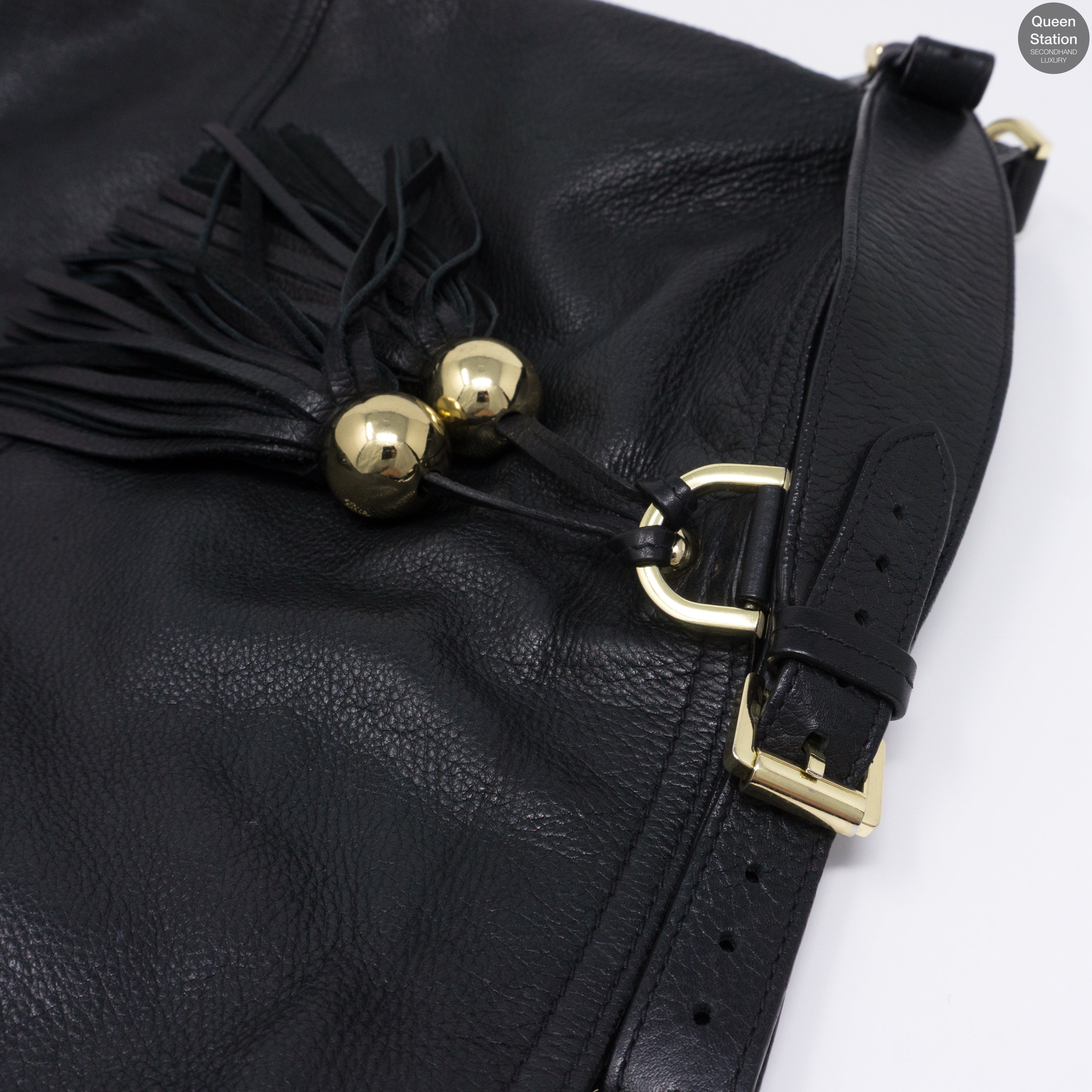 Greta Tote Black Leather