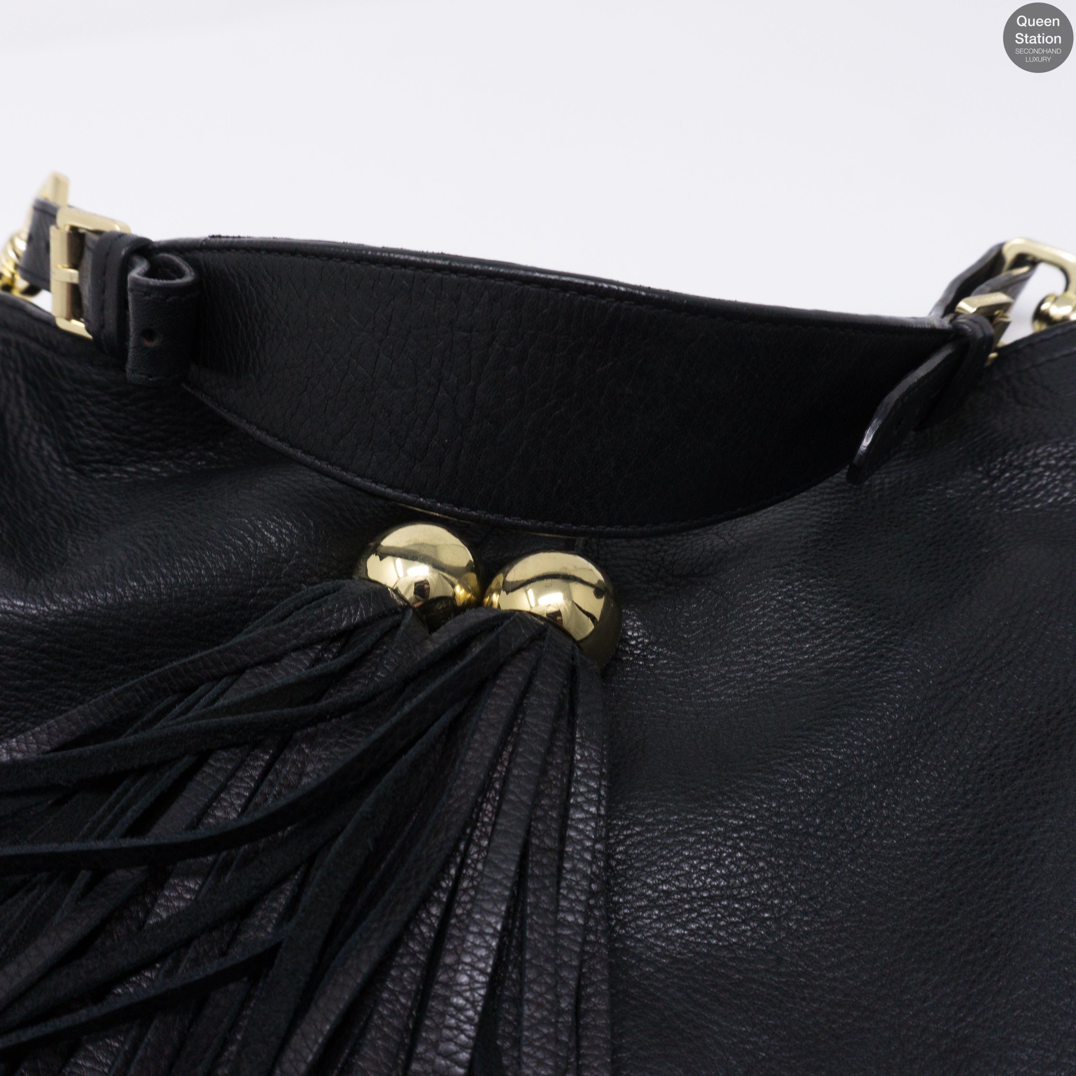 Greta Tote Black Leather