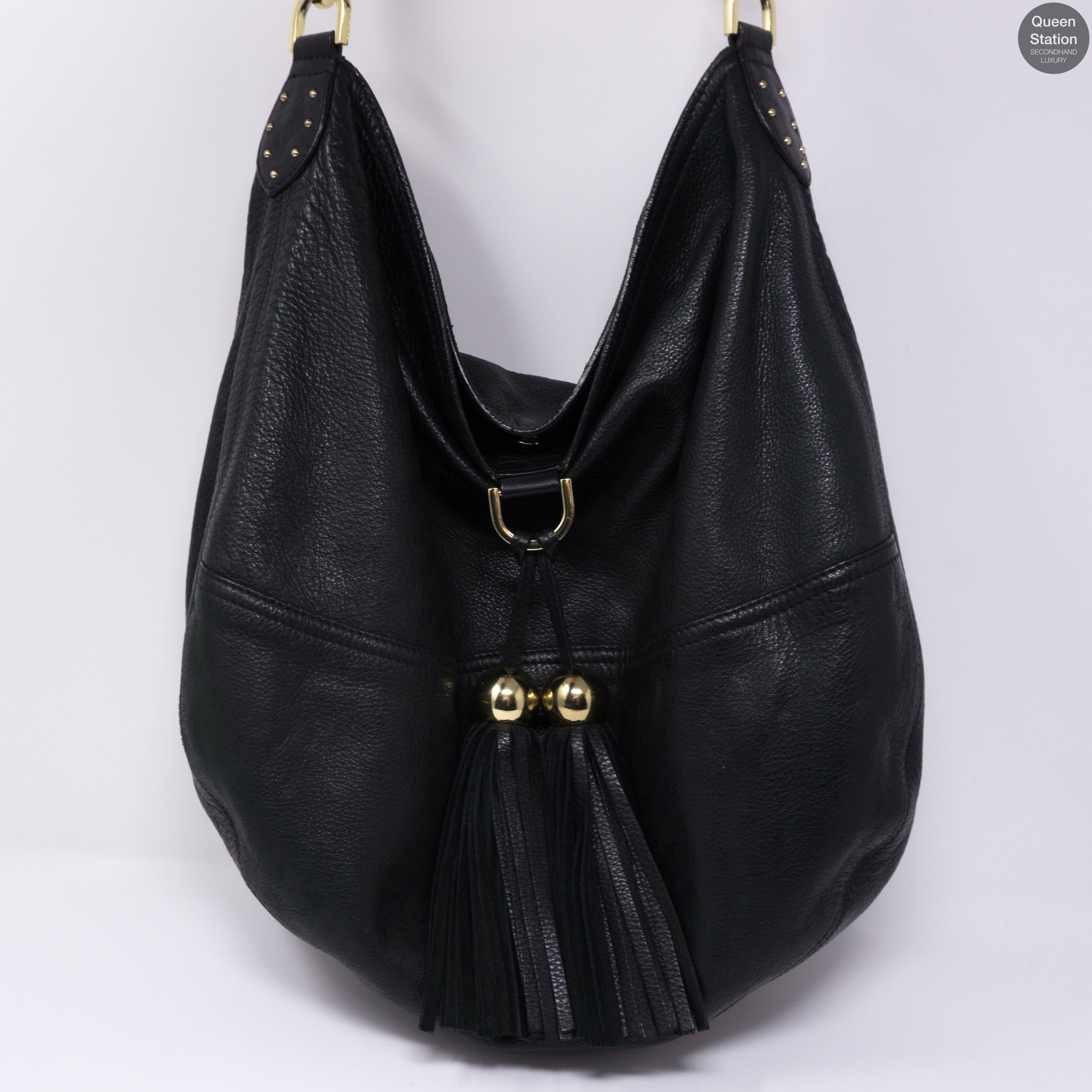 Greta Tote Black Leather