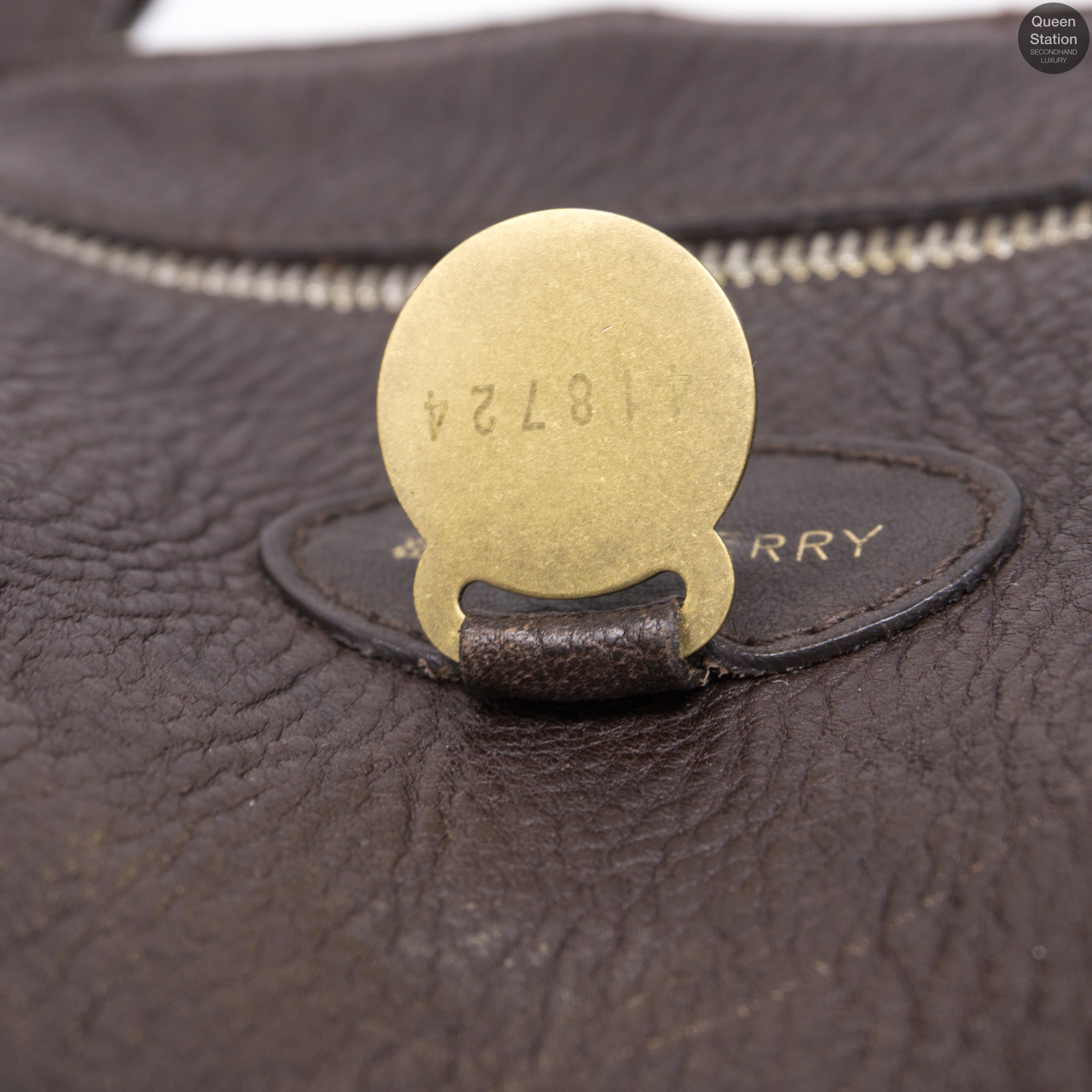 Elgin Brown Leather Satchel Bag
