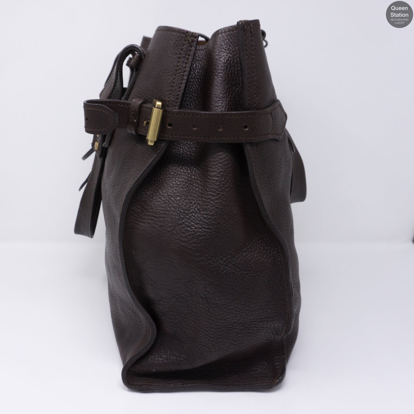 Elgin Brown Leather Satchel Bag