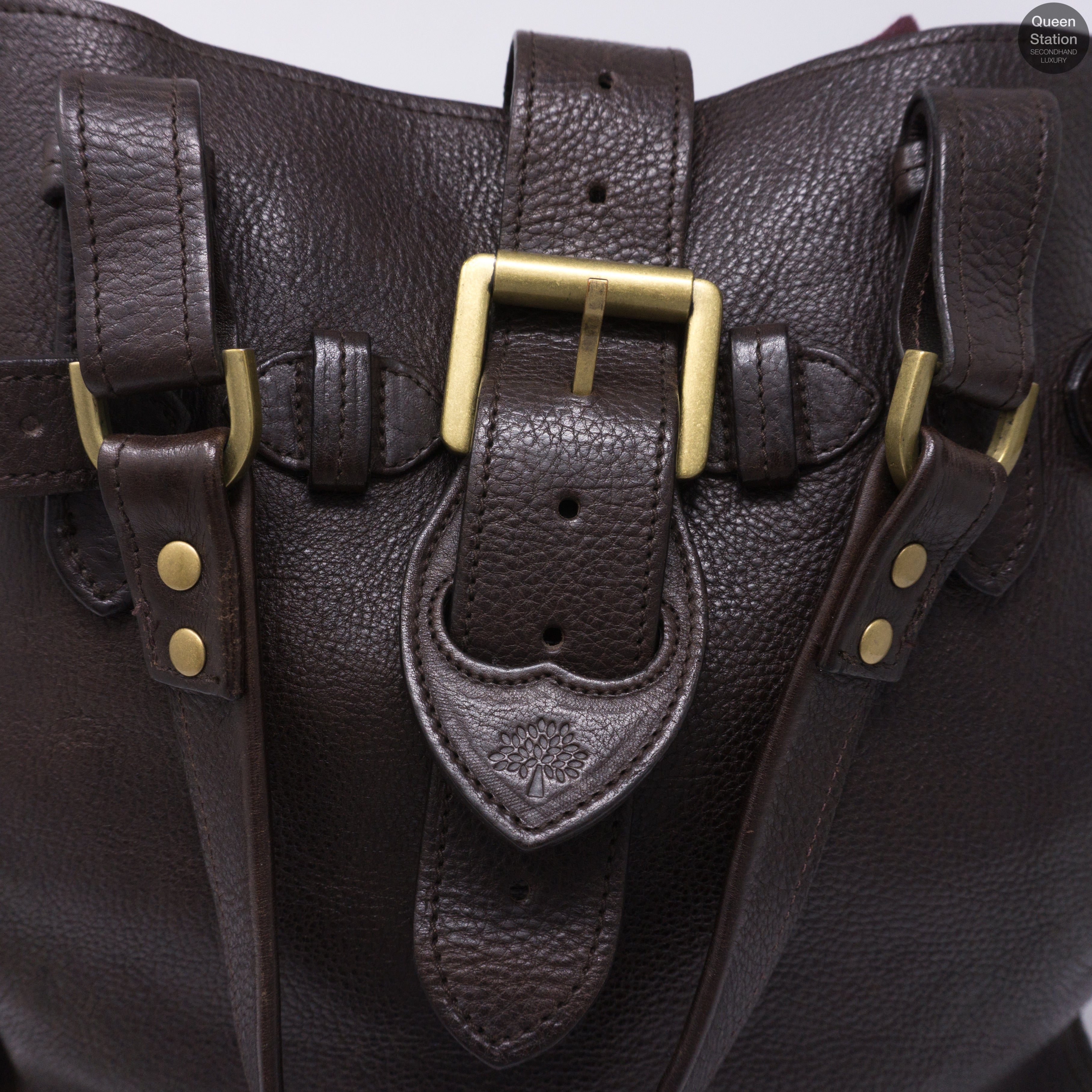 Elgin Brown Leather Satchel Bag