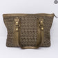 Monogram Canvas Metallic Tote