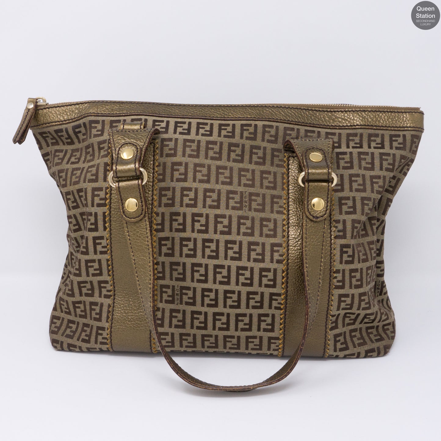 Monogram Canvas Metallic Tote