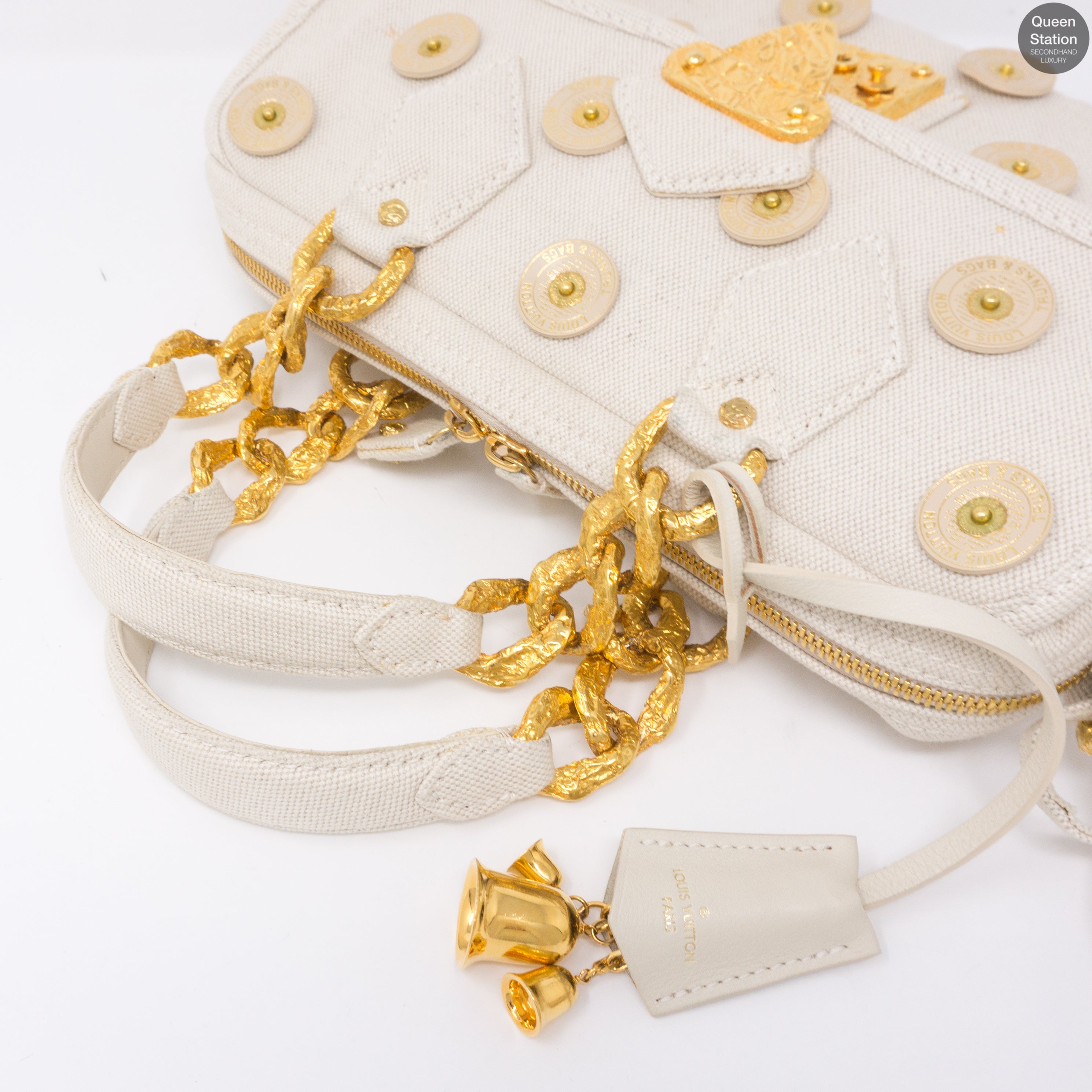 Panema Tinkerbell Beige Canvas Polka Dots