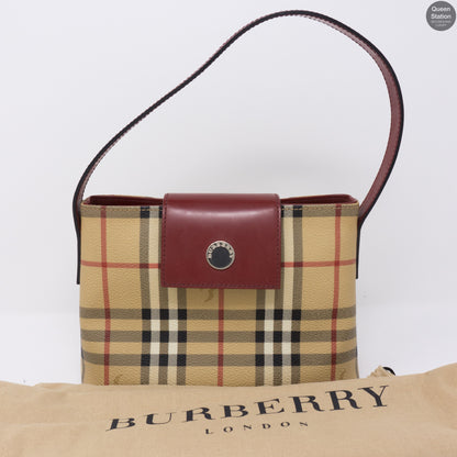 Nova Red Checked Small Handbag