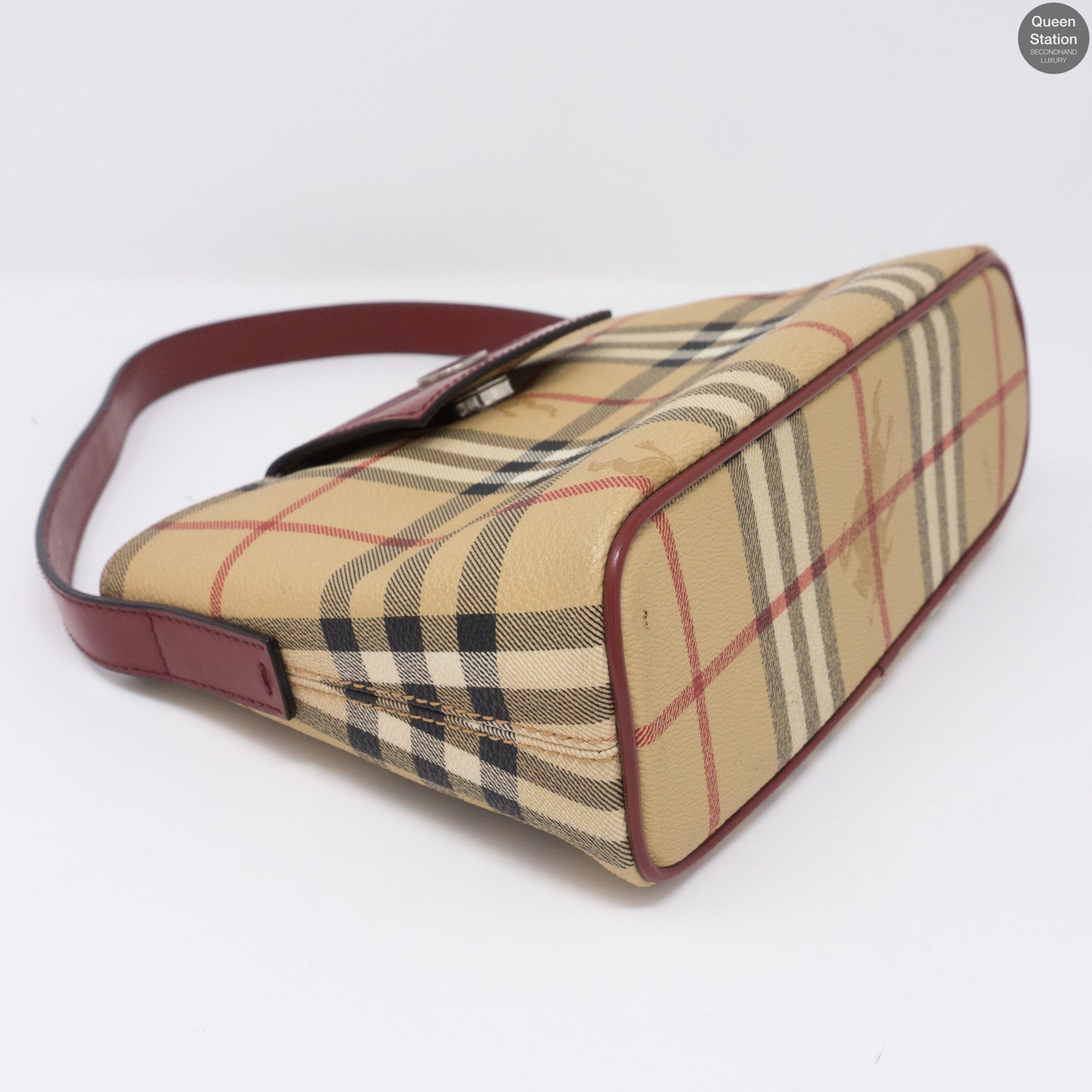 Nova Red Checked Small Handbag