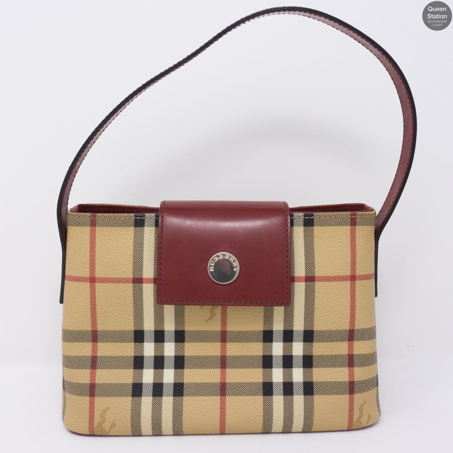 Nova Red Checked Small Handbag