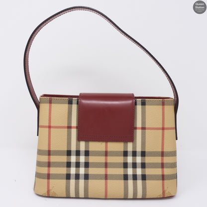 Nova Red Checked Small Handbag