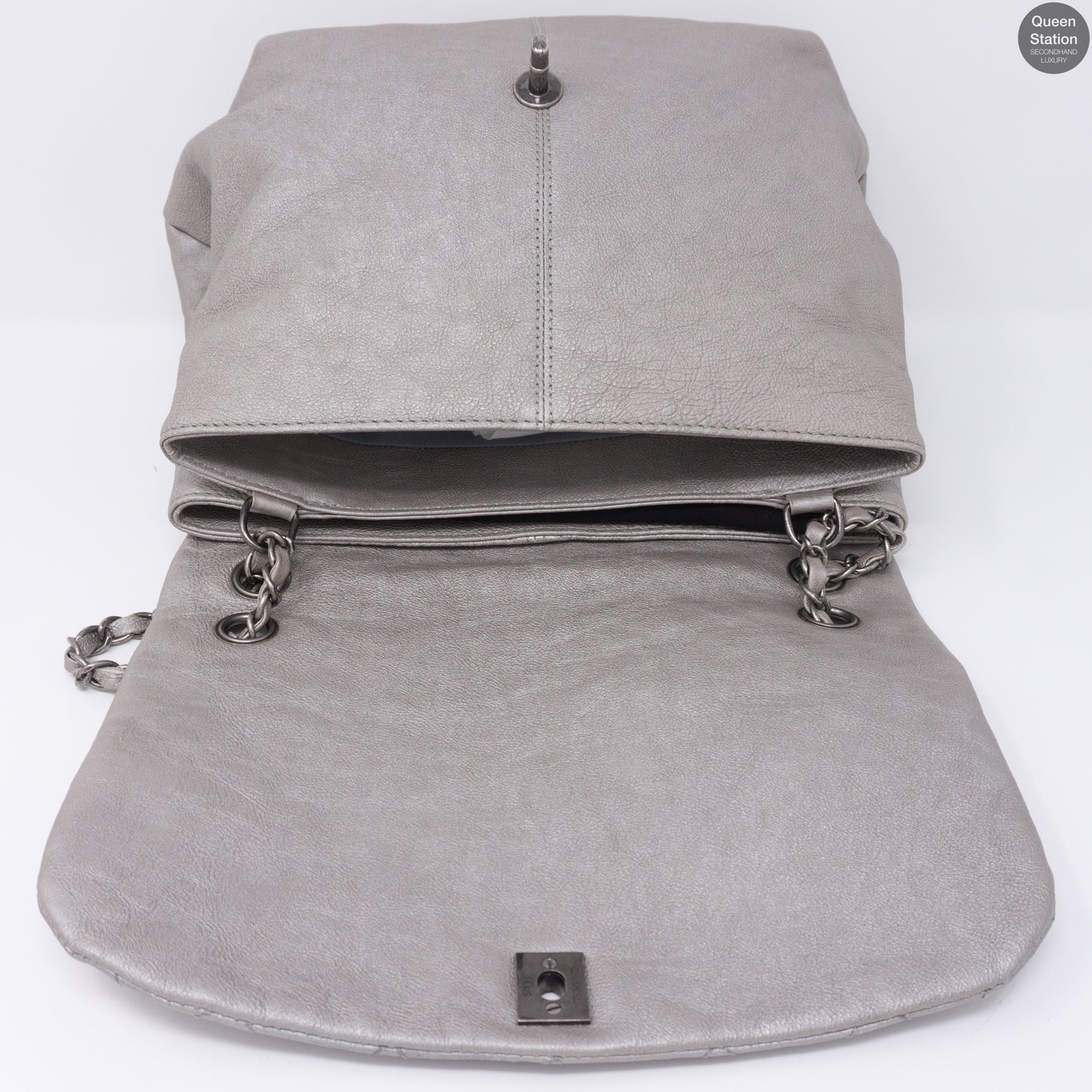 Quilted Soft Flap Medium Shoulder Bag