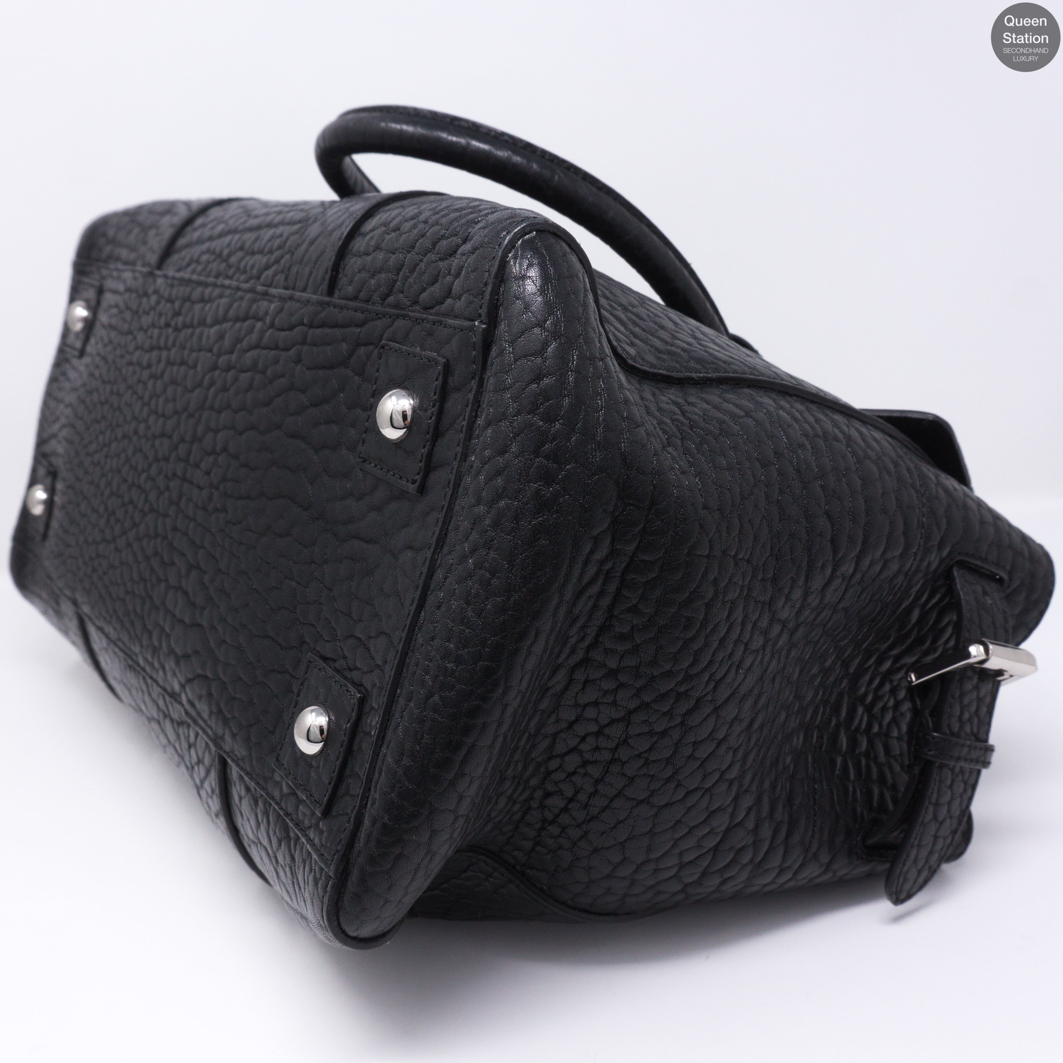 Bayswater Large Black Leather