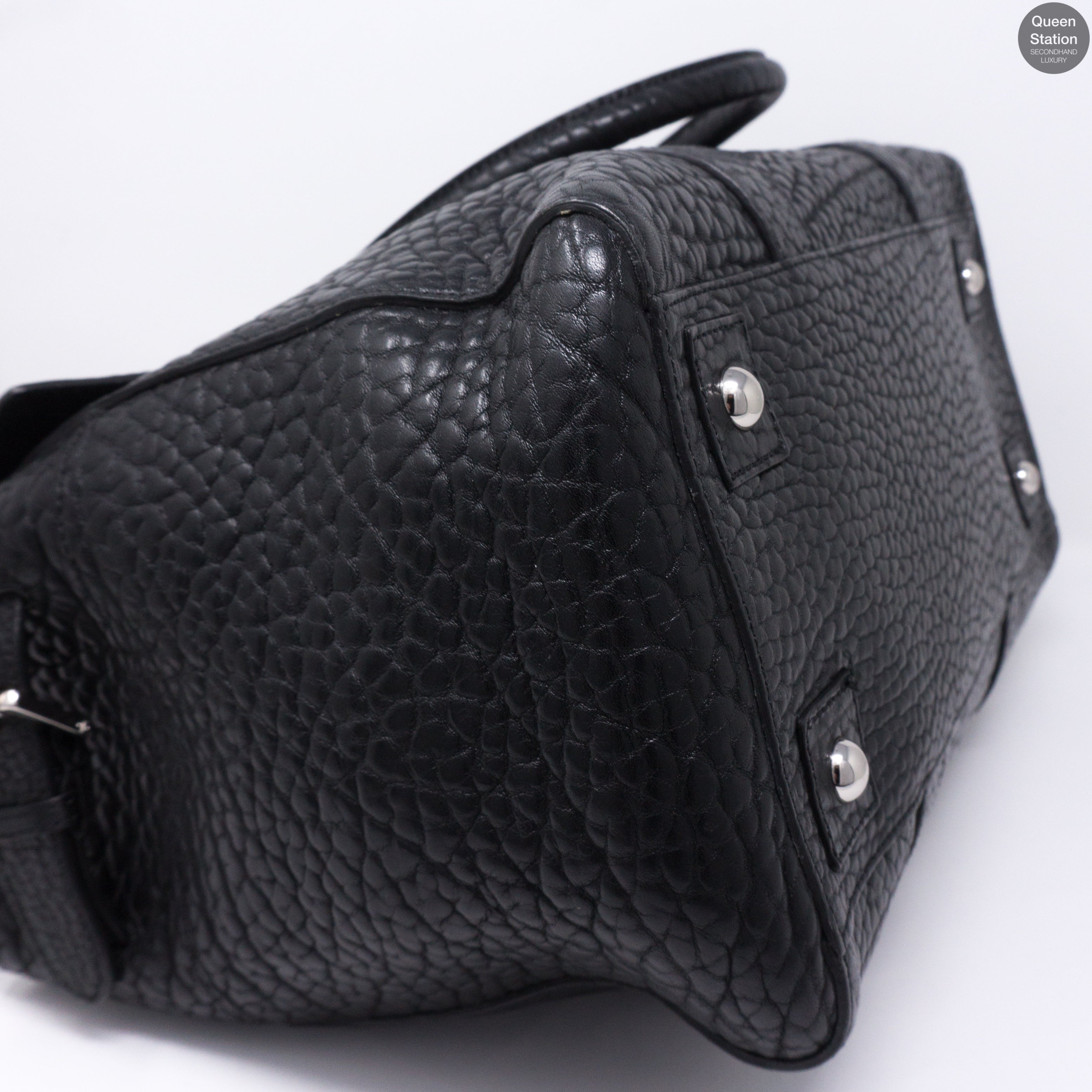 Bayswater Large Black Leather
