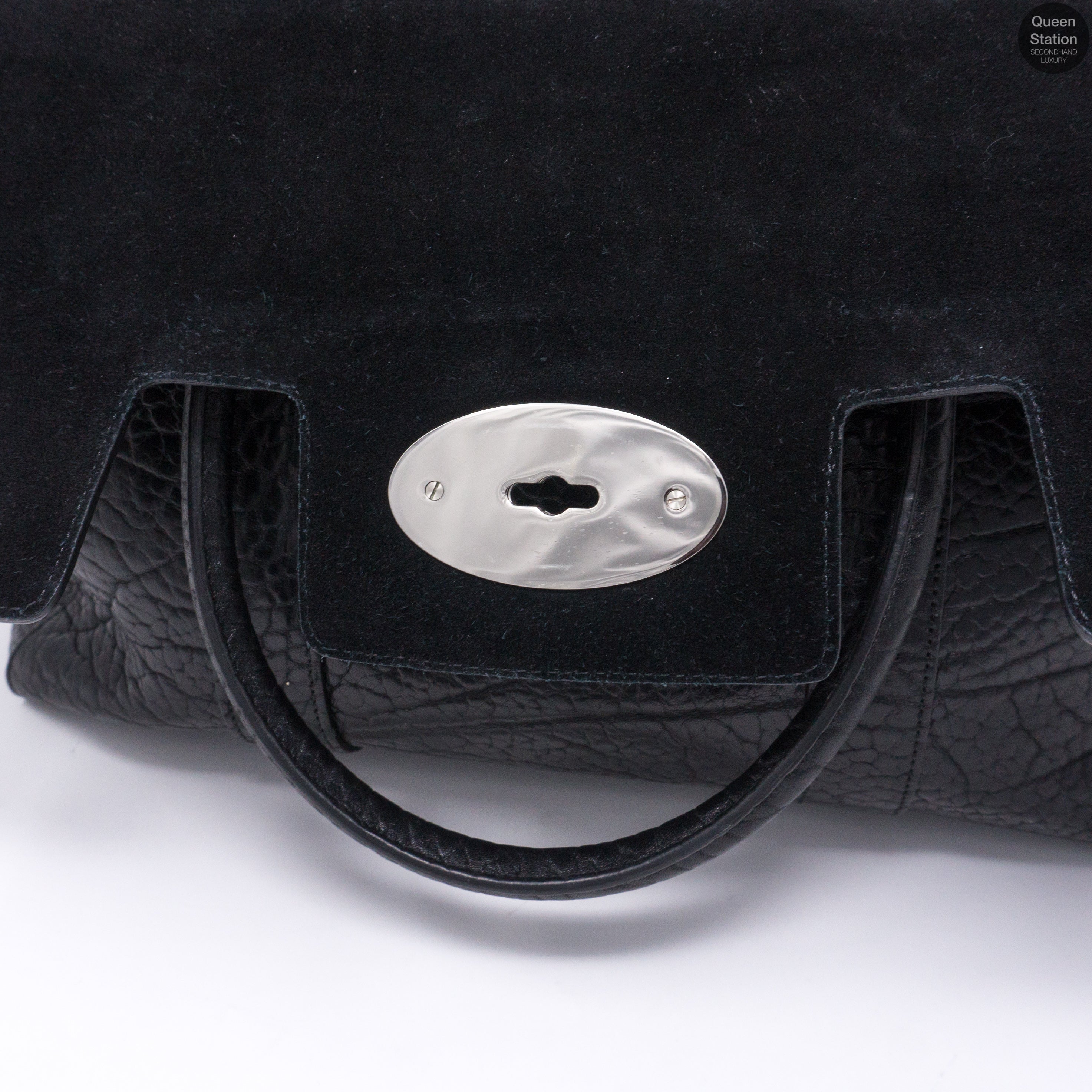 Bayswater Large Black Leather