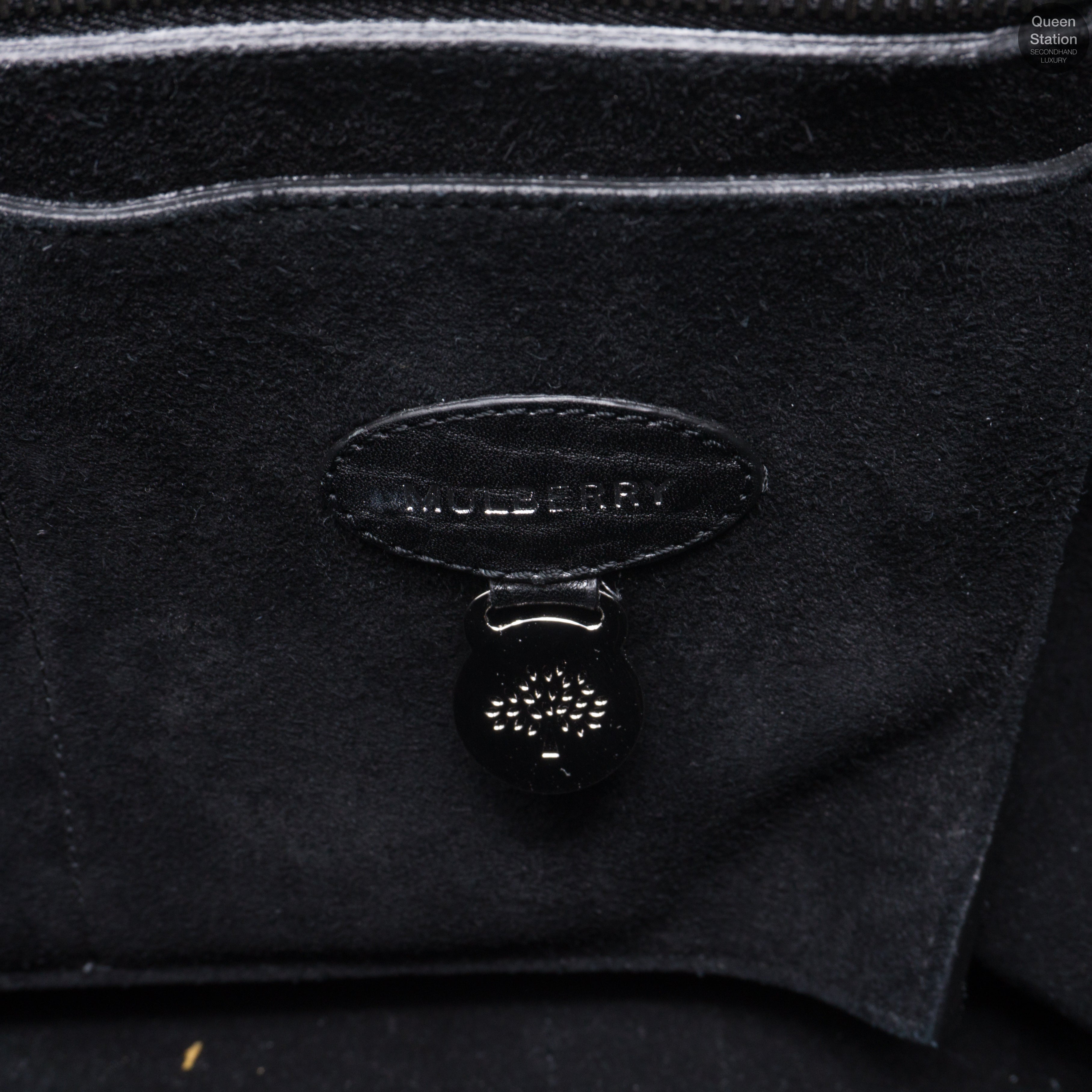 Bayswater Large Black Leather