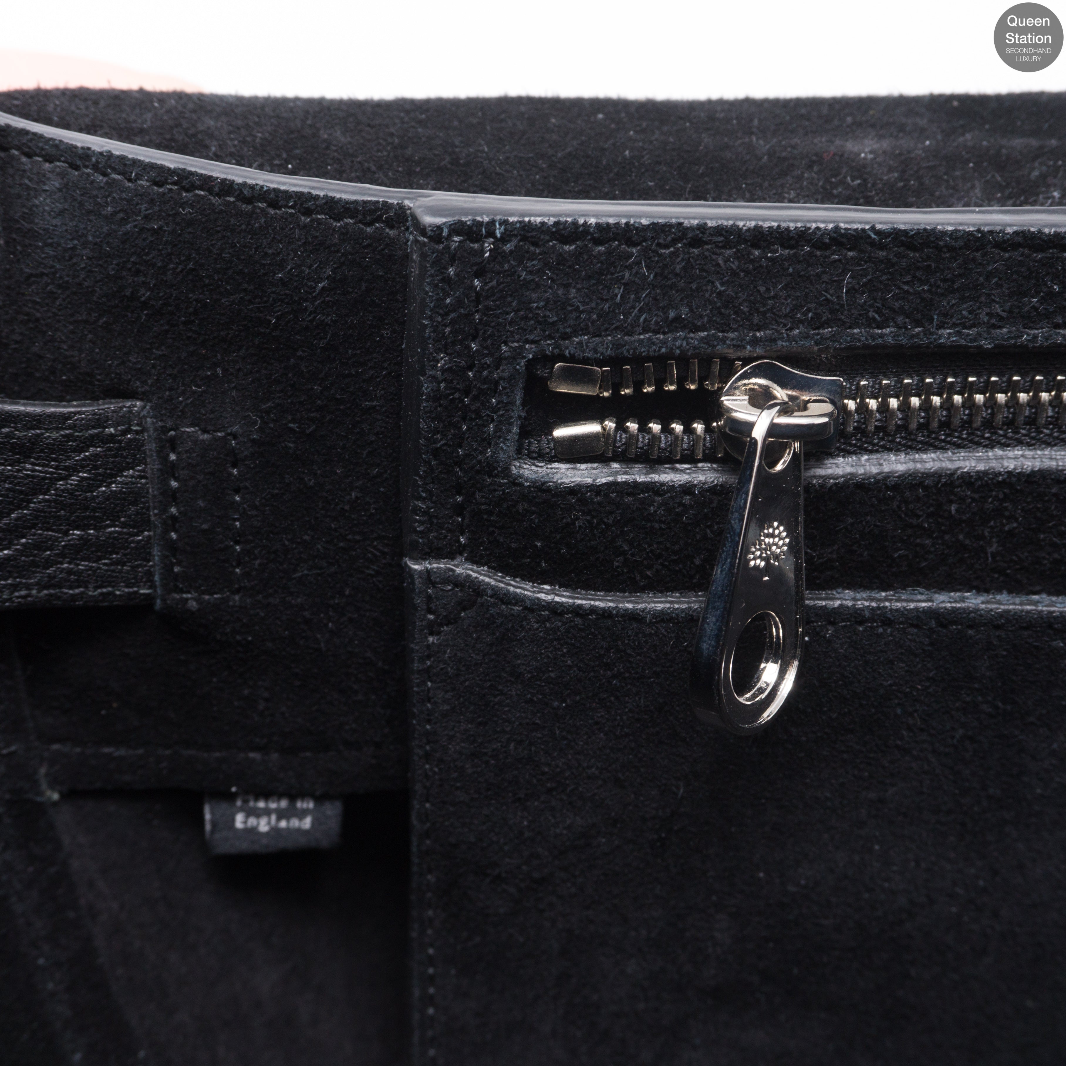 Bayswater Large Black Leather