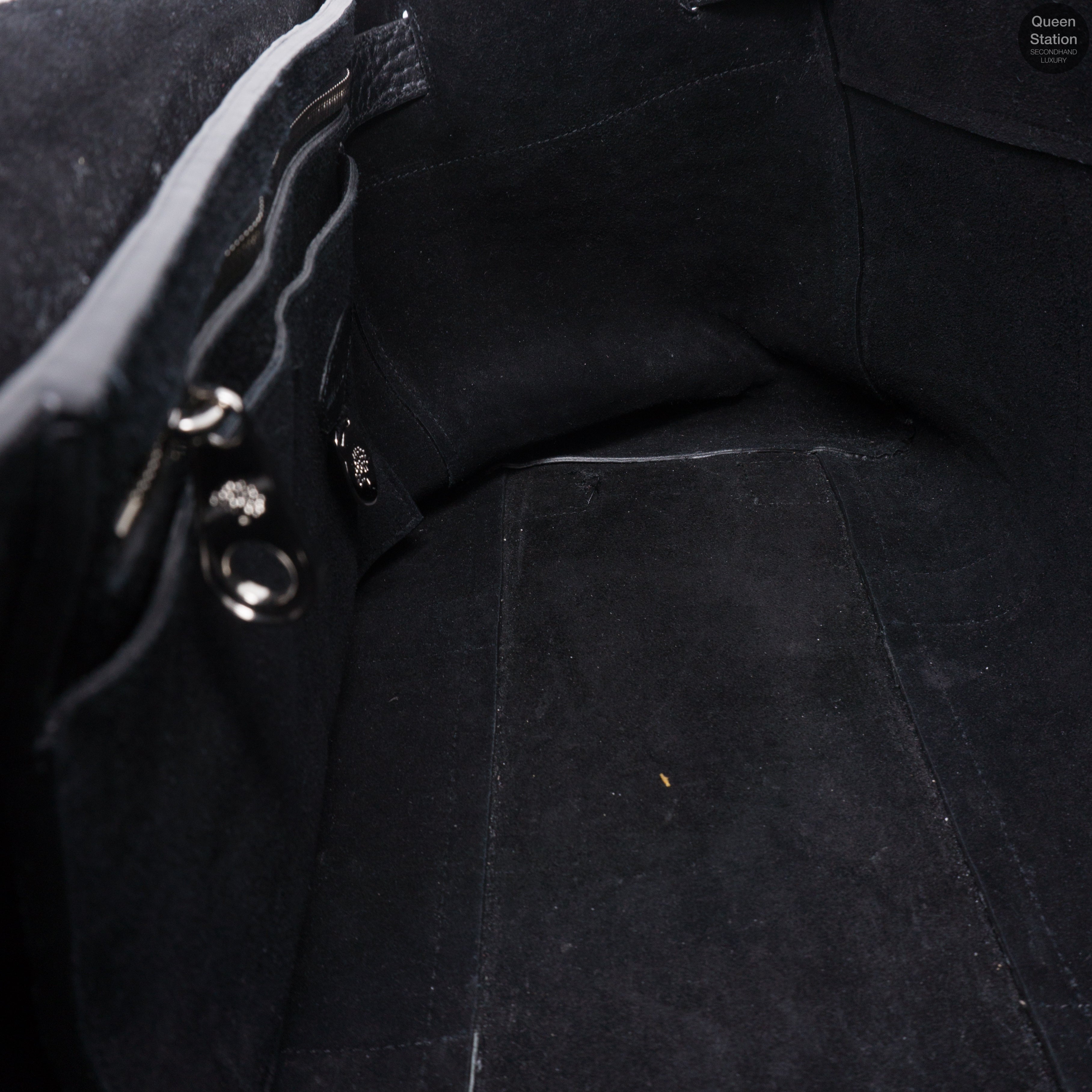Bayswater Large Black Leather