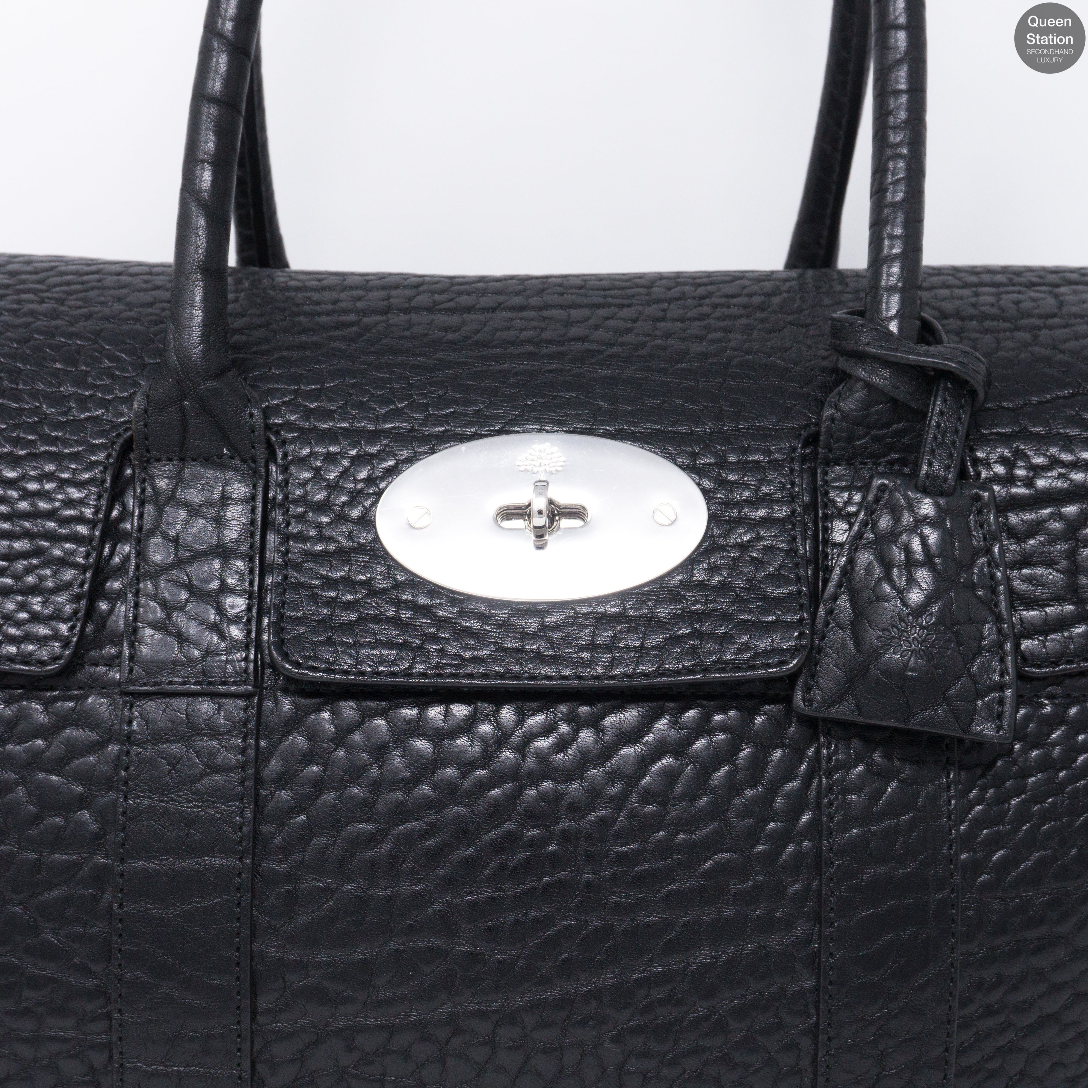 Bayswater Large Black Leather