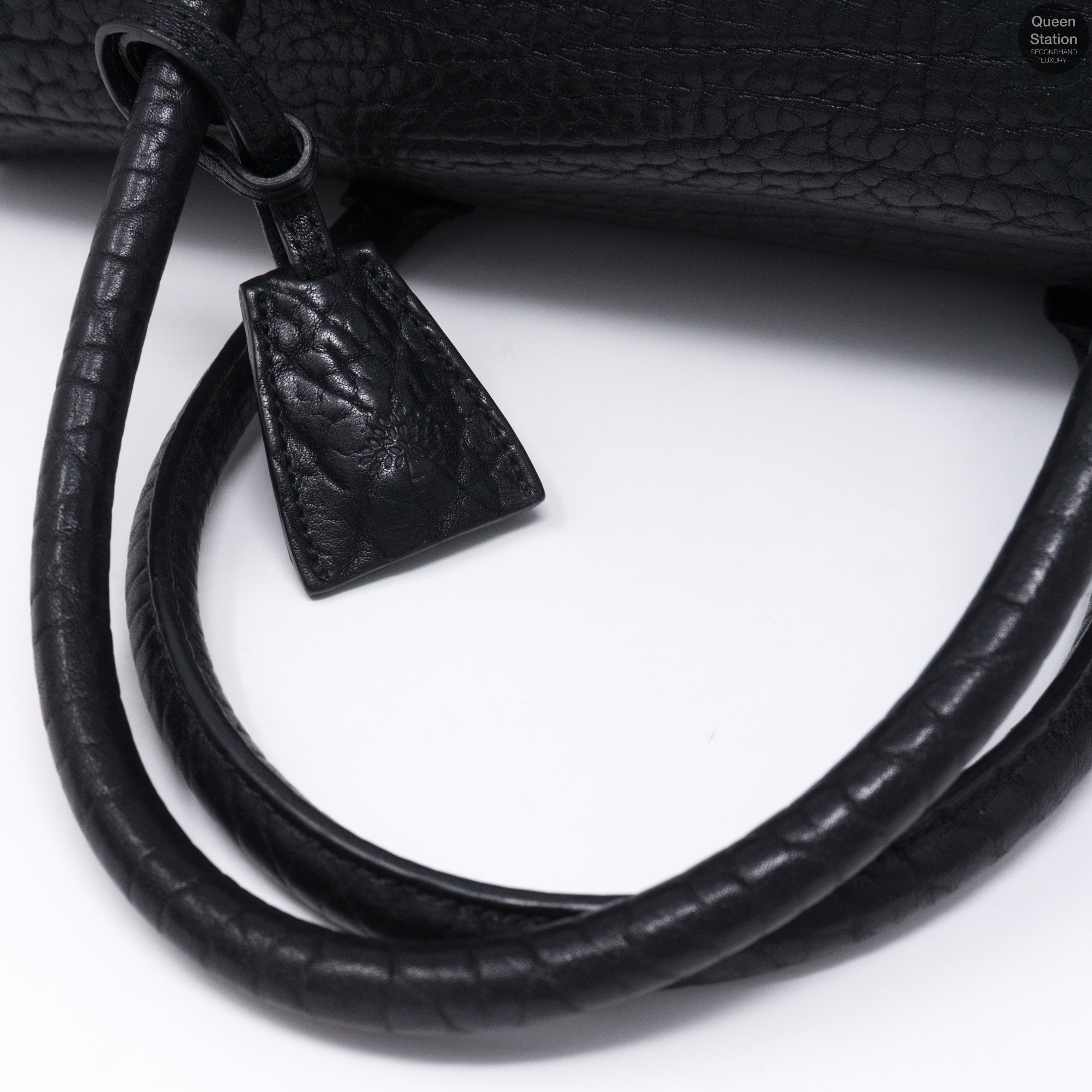 Bayswater Large Black Leather