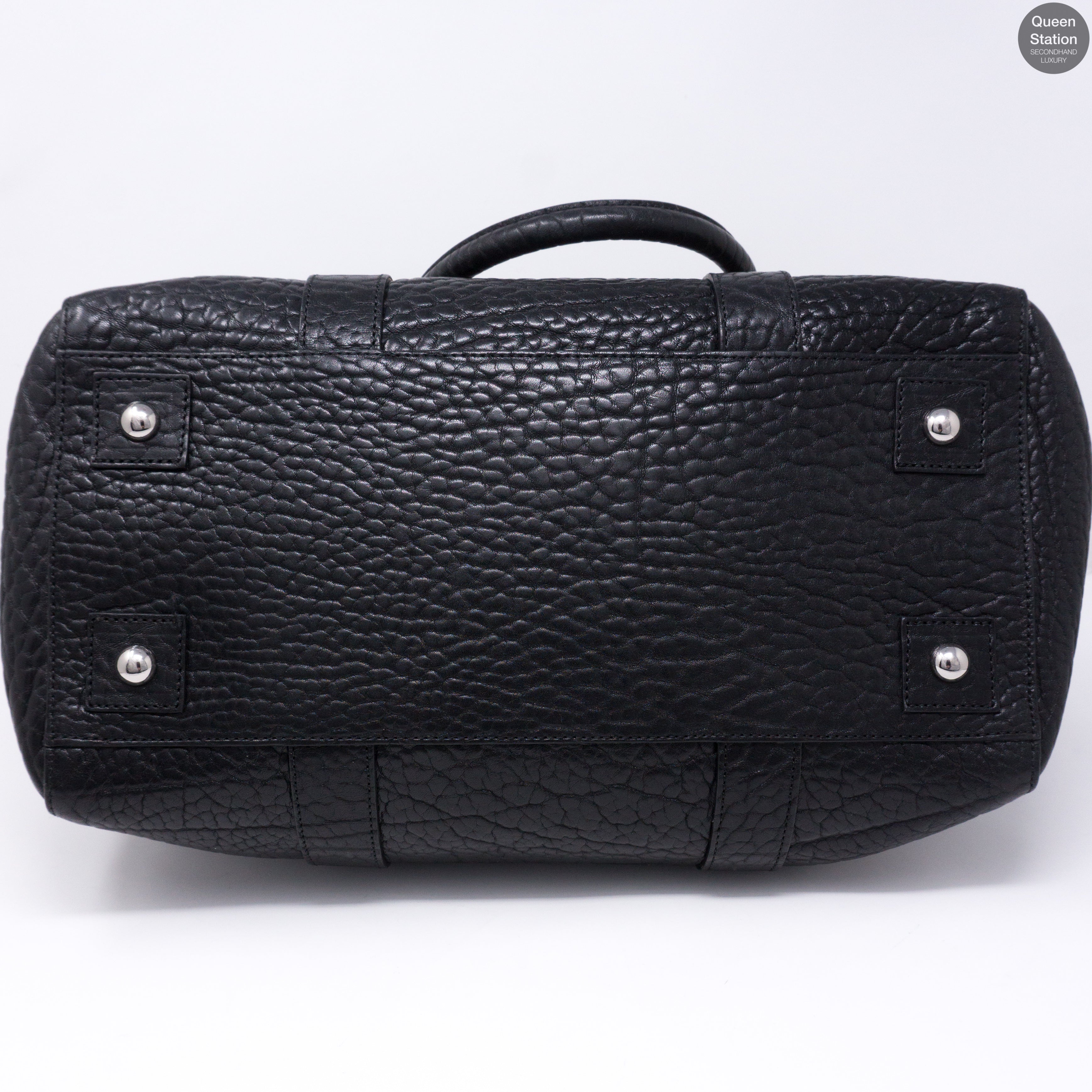 Bayswater Large Black Leather