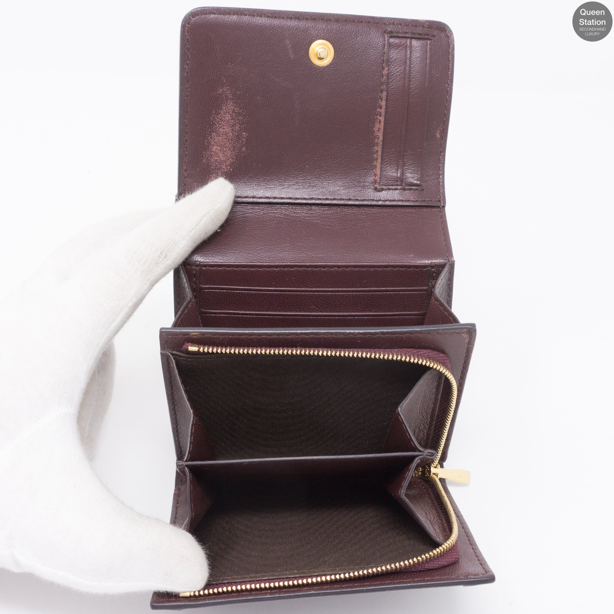Mulberry Bayswater Clutch Wallet In Oxblood Classic Grain | Lyst UK