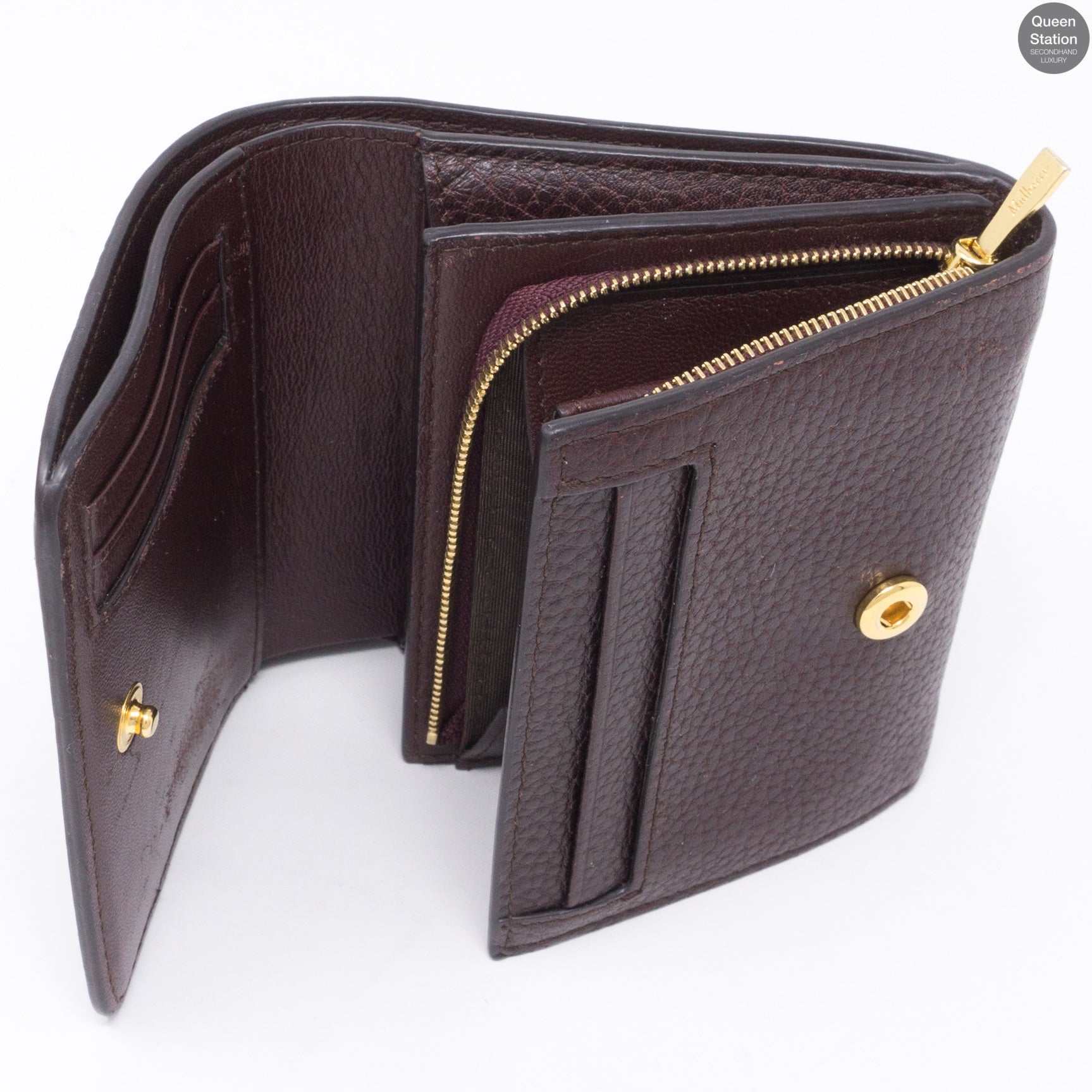 KATE SPADE Mulberry Street Small Malea Wallet Black Leather Bifold WLRU3075  | eBay