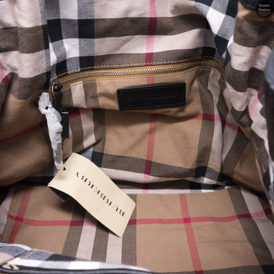 Maidstone Black Leather Tote Bag