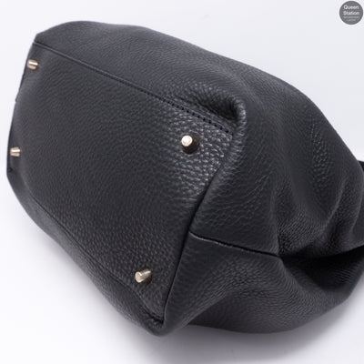 Maidstone Black Leather Tote Bag