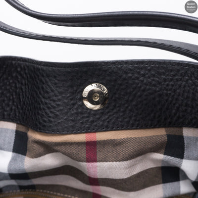 Maidstone Black Leather Tote Bag