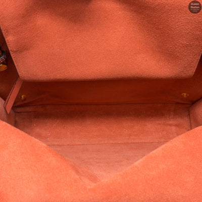 Red Fox Suede Brimley Envelope Bag