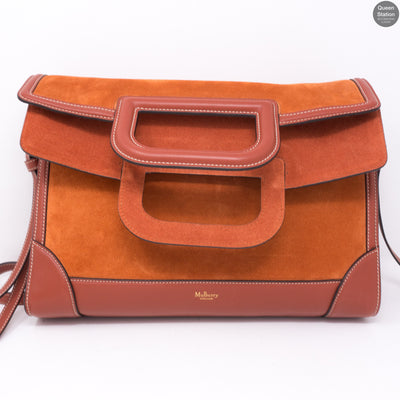 Red Fox Suede Brimley Envelope Bag