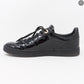 Black Leather Frontrow Sneakers