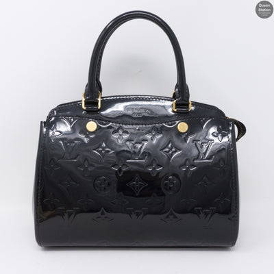 Brea PM Black Vernis Leather