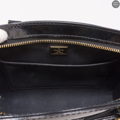 Brea PM Black Vernis Leather