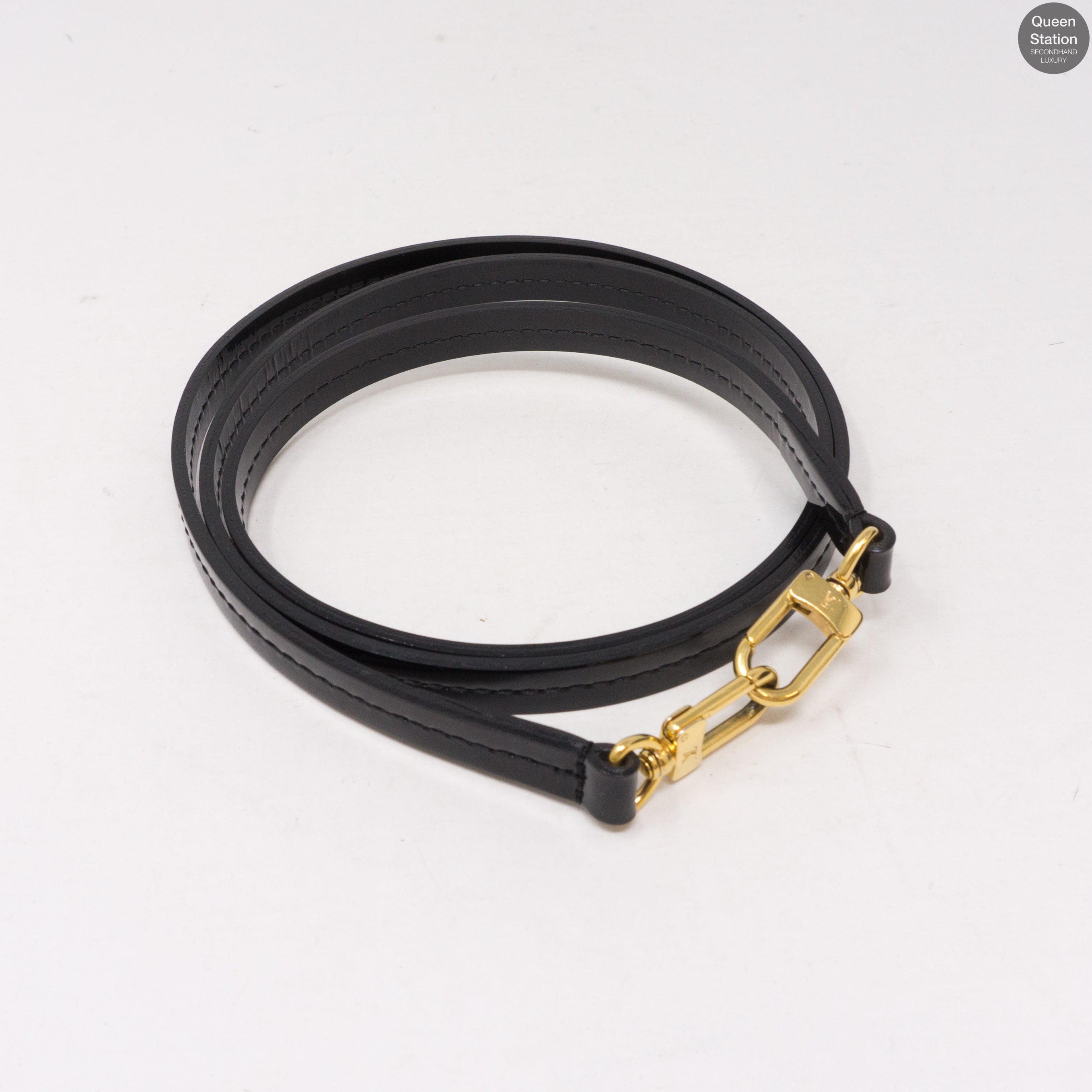 Brea PM Black Vernis Leather