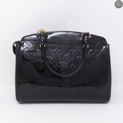 Brea PM Black Vernis Leather