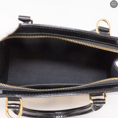 Brea PM Black Vernis Leather