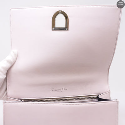 Diorama Medium Flap Bag Light Pink Leather