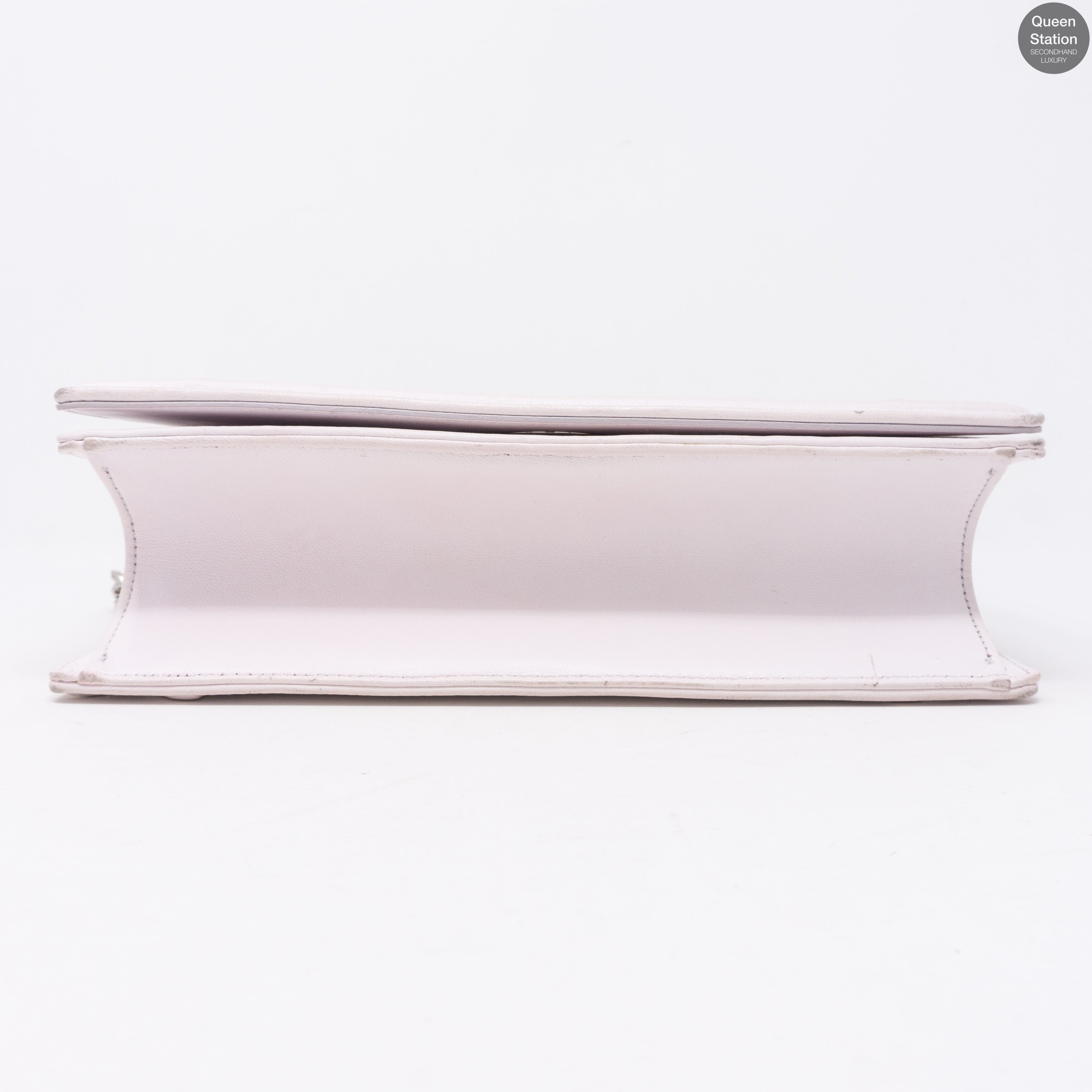 Diorama Medium Flap Bag Light Pink Leather