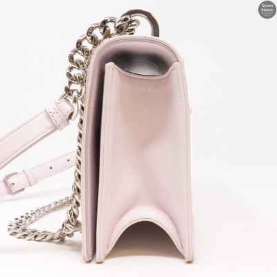 Diorama Medium Flap Bag Light Pink Leather