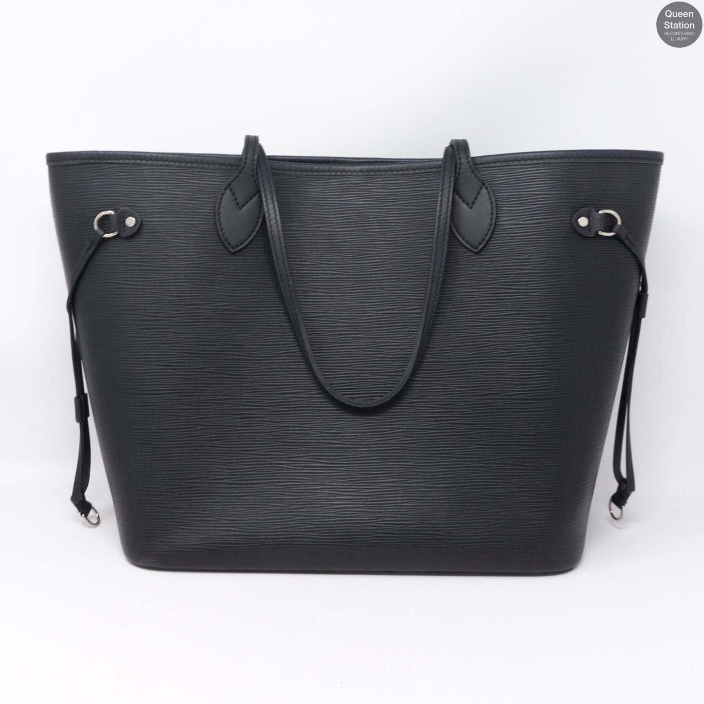 Louis Vuitton, Bags, Louis Vuitton Authentic Neverfull Mm Epi Leather  Handbag Tote Bag Set Black Noir