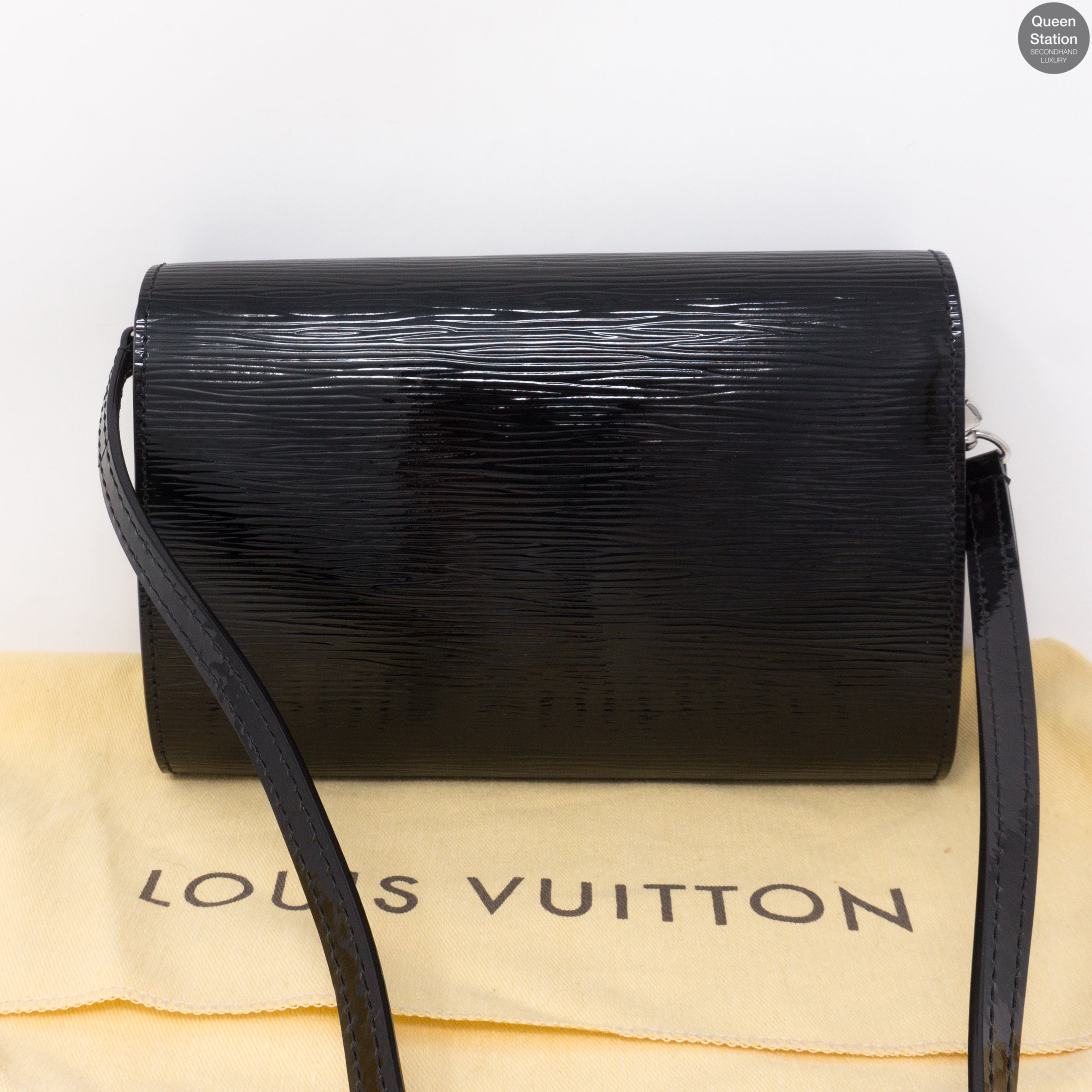Pochette Louise PM Black Epi Leather