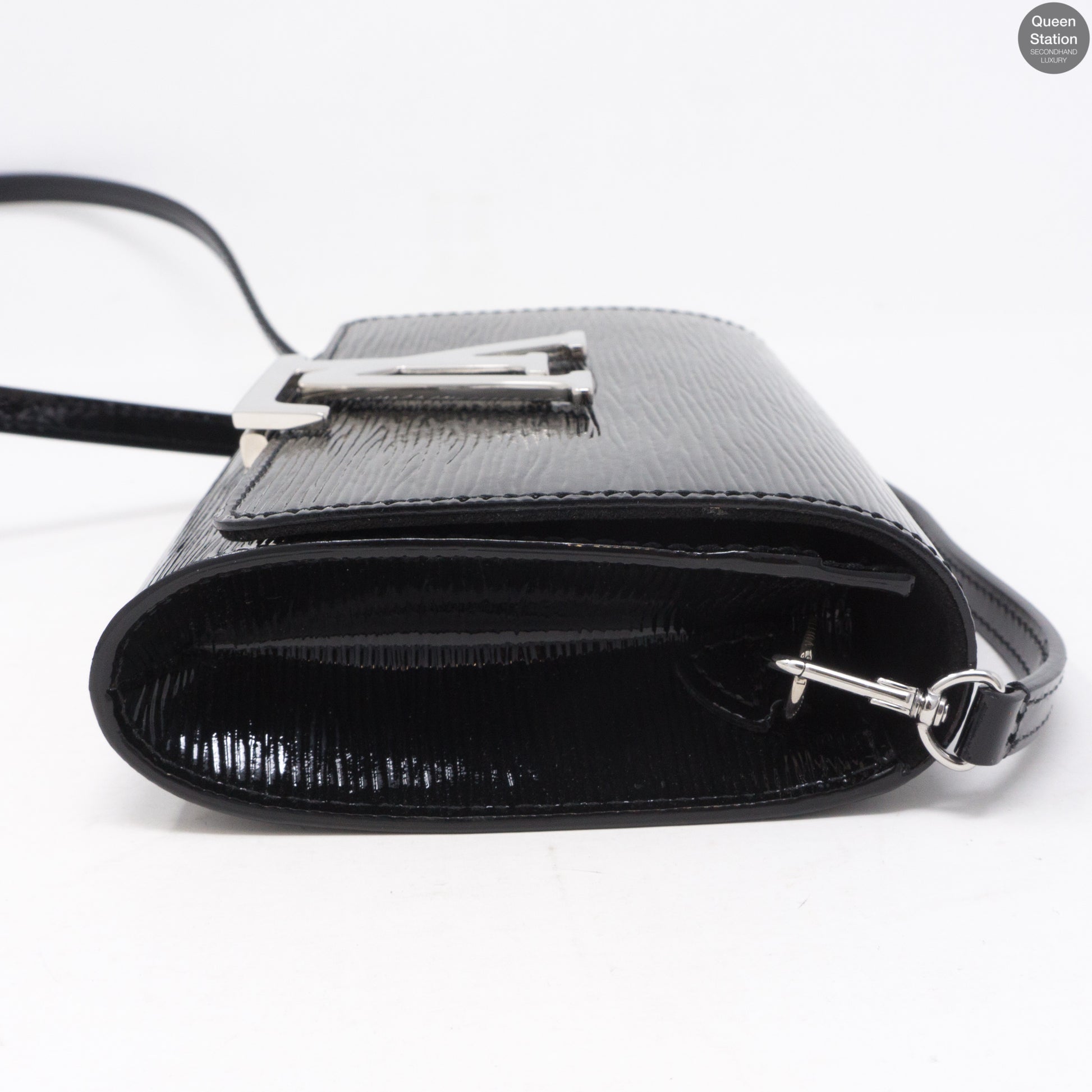 Louis+Vuitton+Thames+Clutch+Black+Epi+Leather for sale online