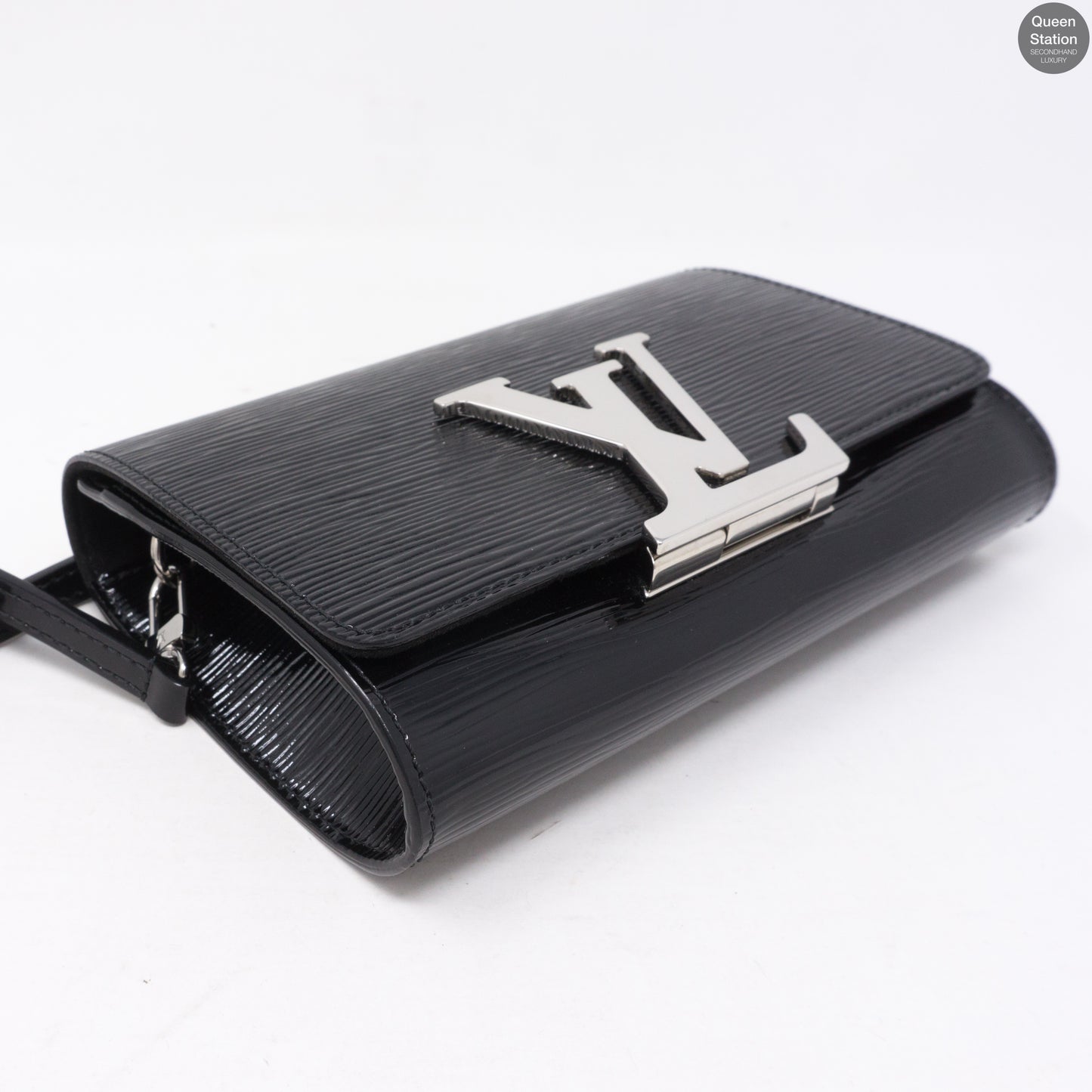 Louis Vuitton Louise Shoulder Bag Electric Epi Leather PM Black 84669207