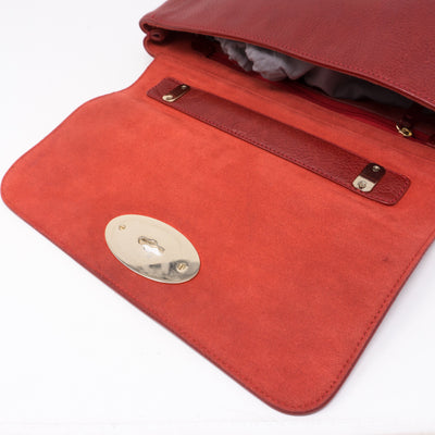 Lily Medium Red Leather