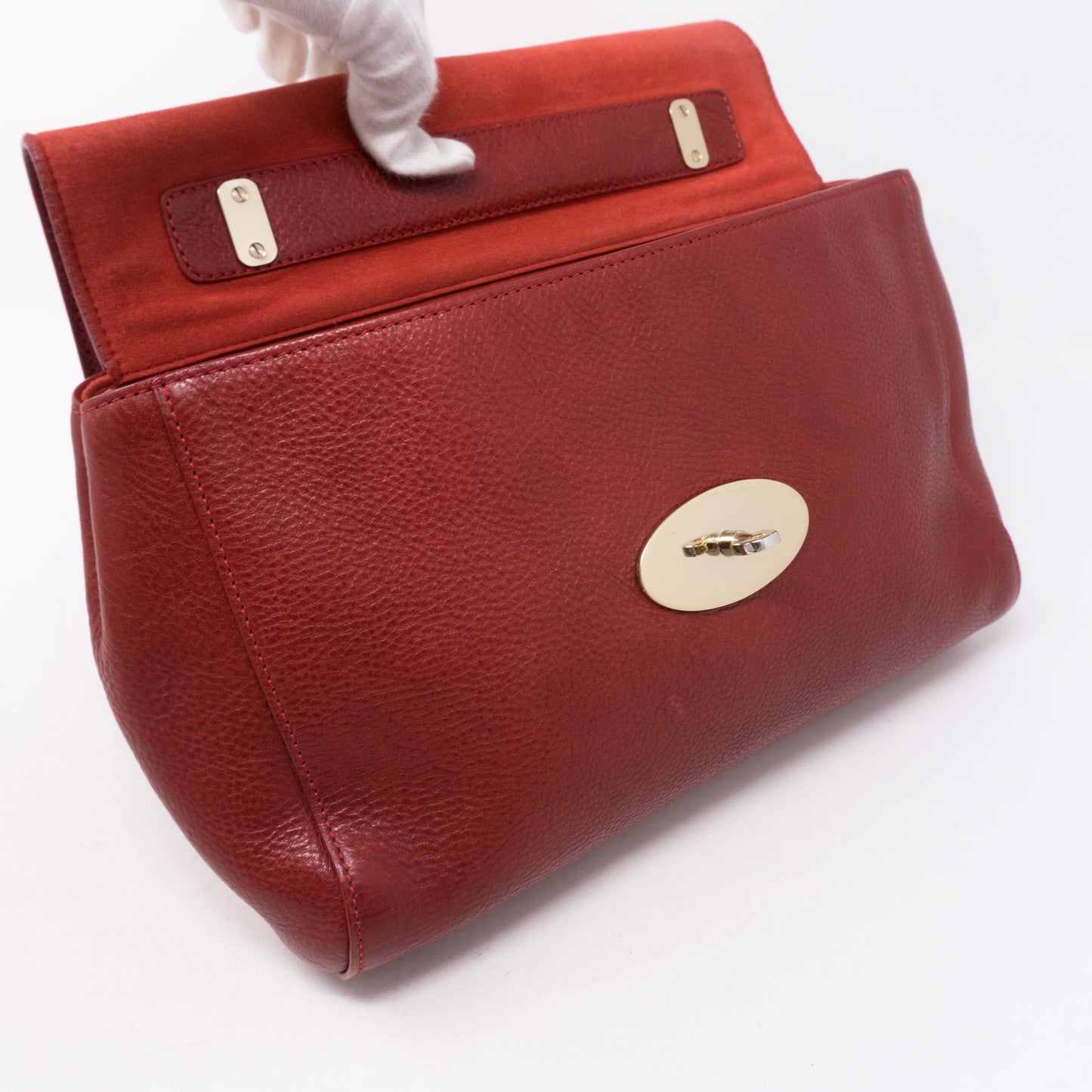 Lily Medium Red Leather