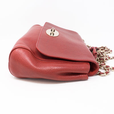 Lily Medium Red Leather