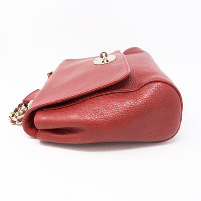 Lily Medium Red Leather