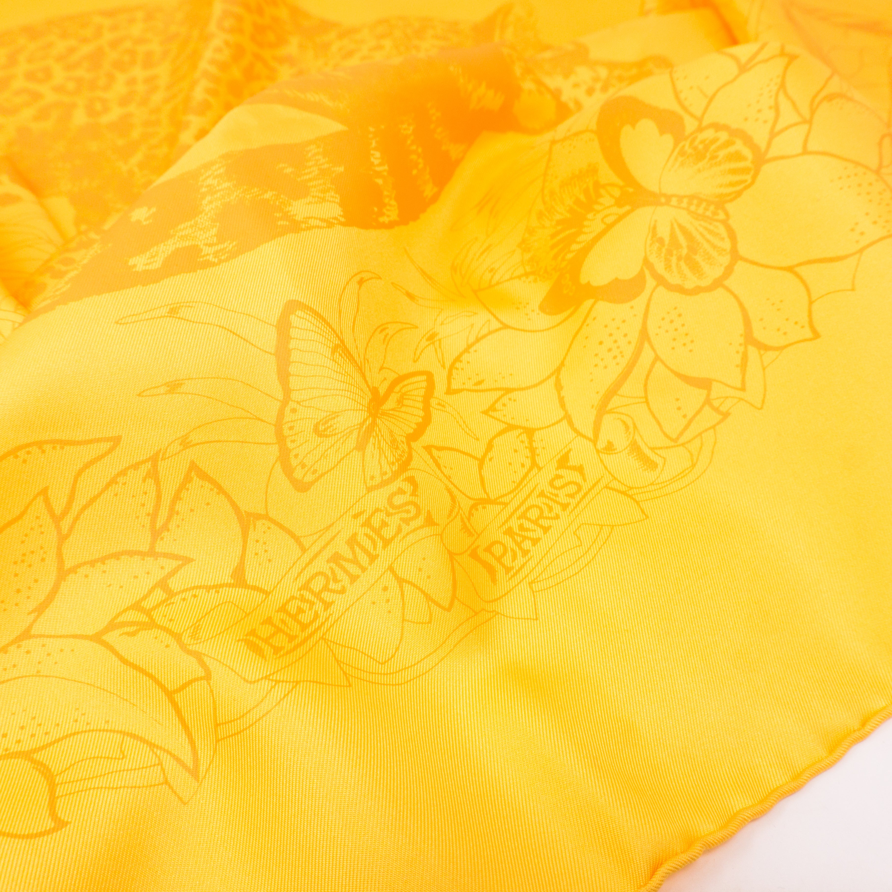 Silk Scarf 90 Jungle Love