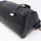 Alexa Oversized Black Leather