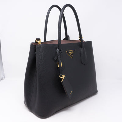 Black Double Medium Bag